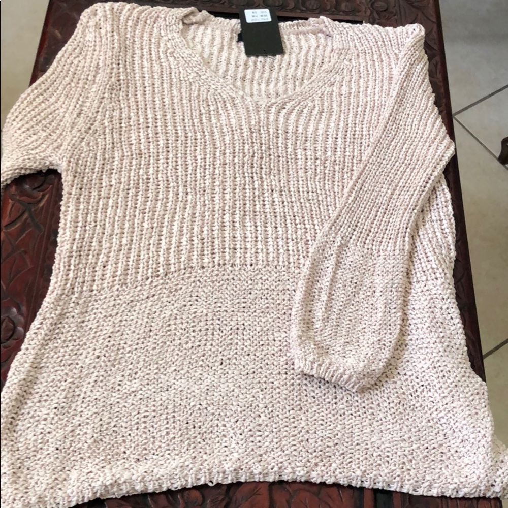 SAND KNIT SWEATER TOP - Picture 5 of 6
